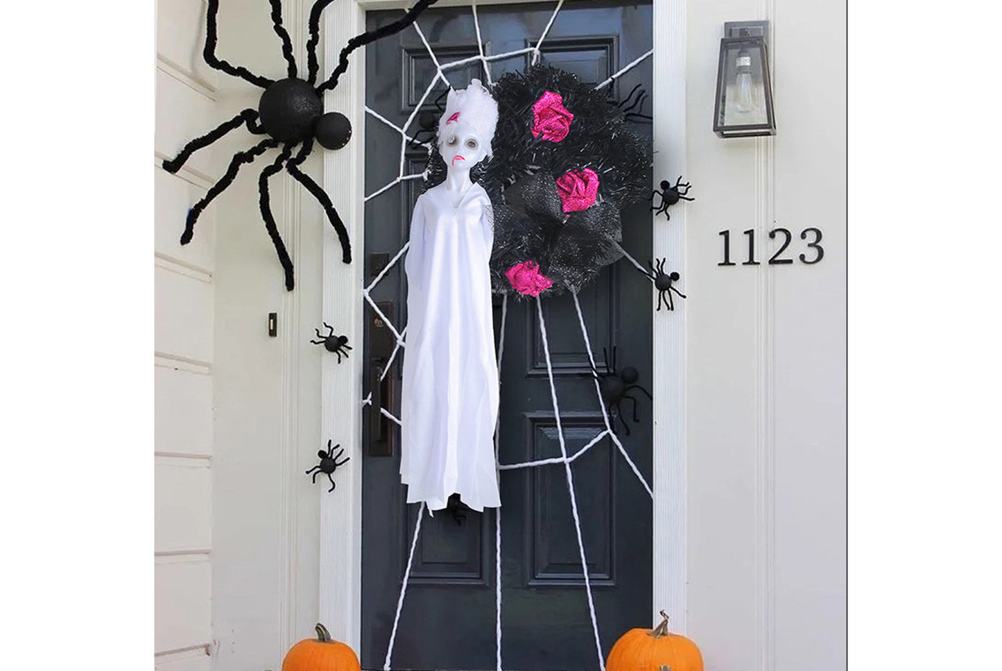 Halloween White Ghost Door Hanger | Horror Party Garland