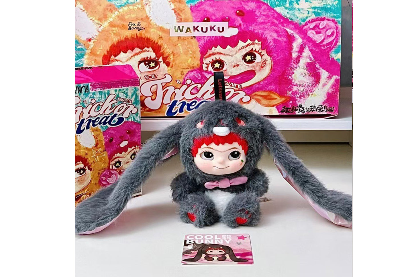 WAKUKU Fox and Bunny Mischievous Diary Doll