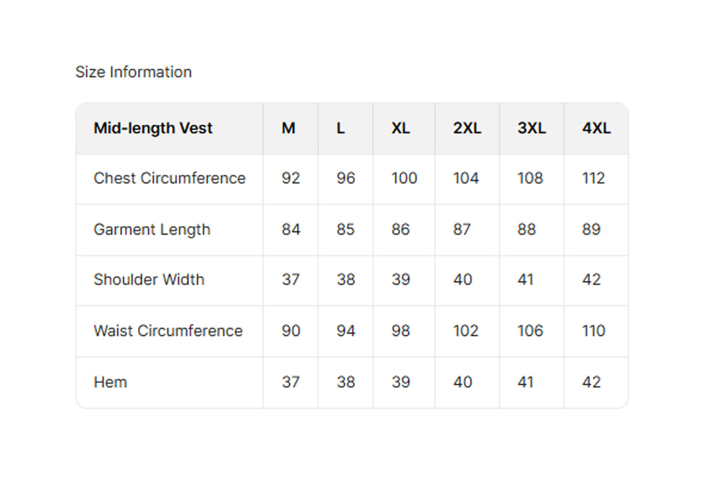 Middle-Aged and Elderly Down Vest