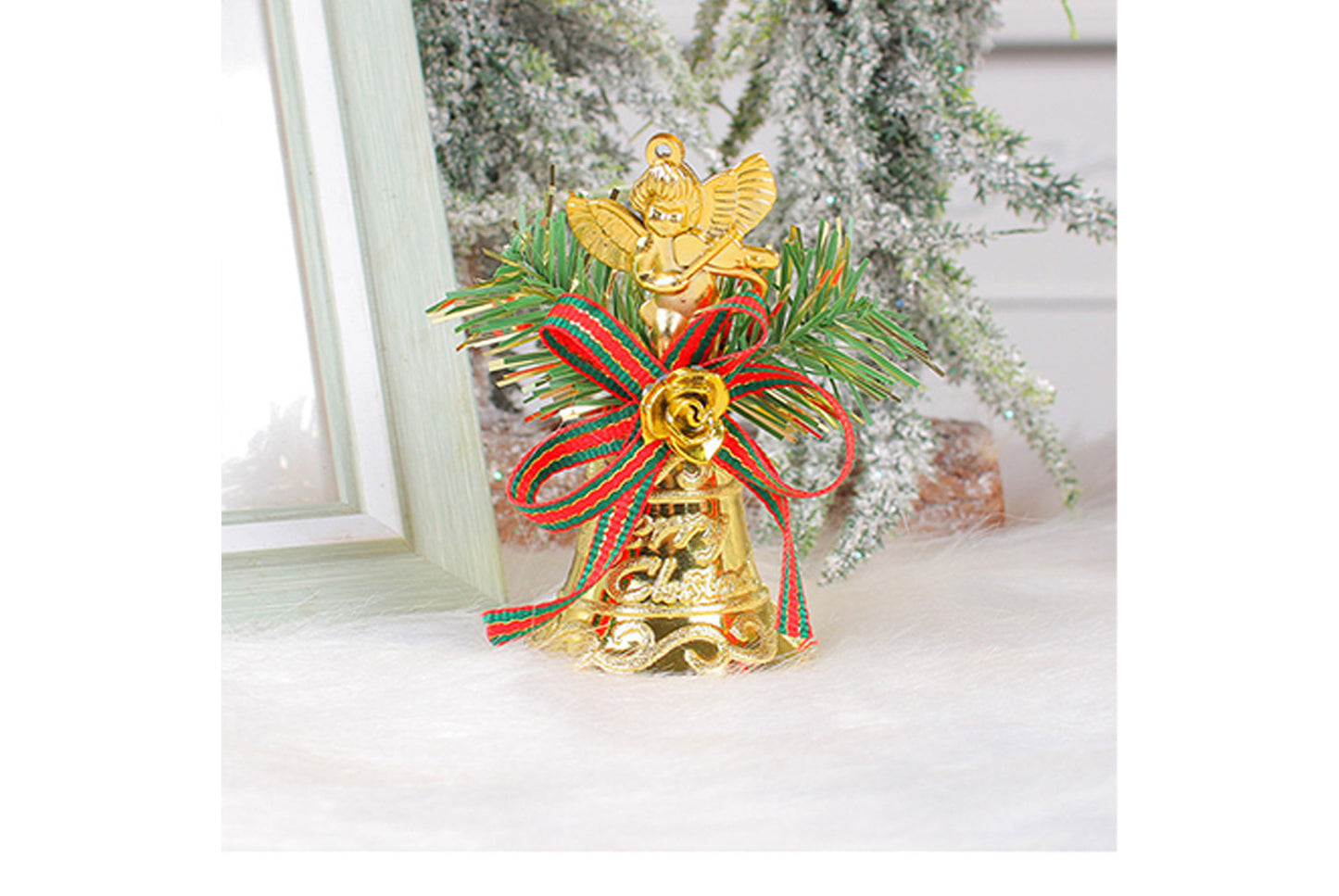 Christmas Bell Pendants - Golden Bell Christmas Tree Ornaments