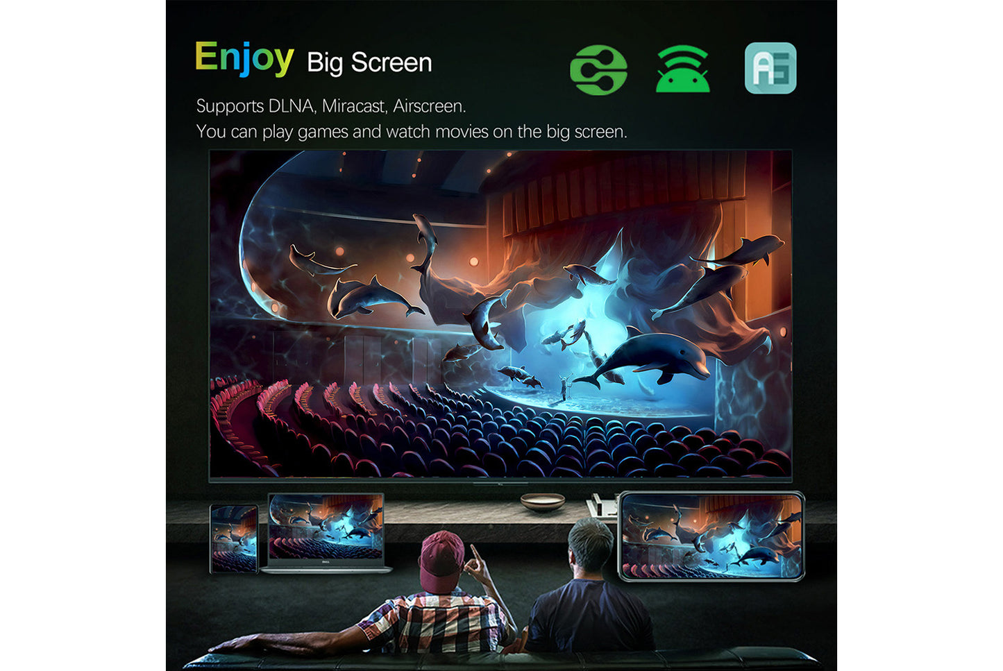 **Q2 Android 14 Smart TV Box 4K HD Internet Set-Top Box**