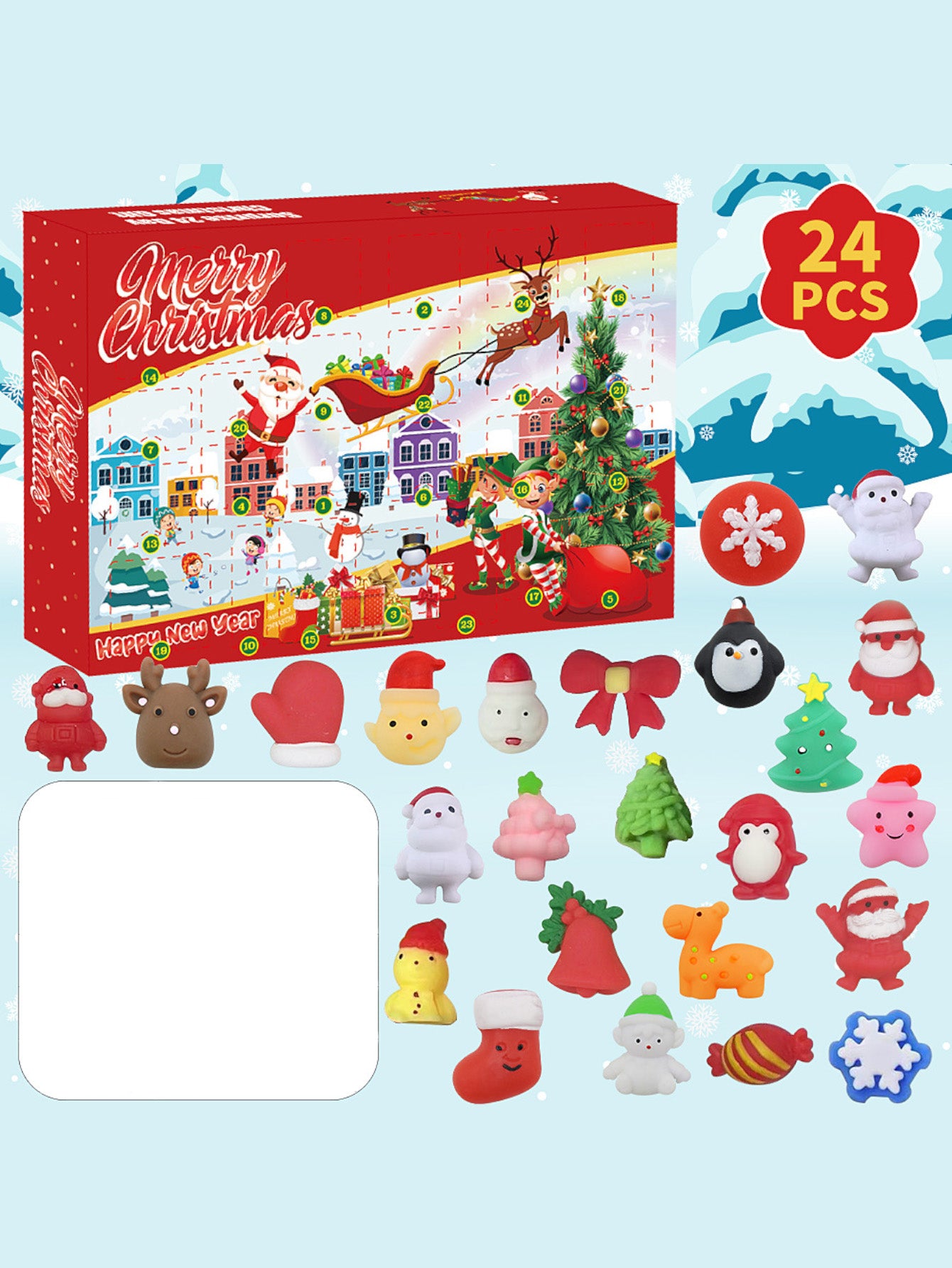 Christmas Hand-torn Blind Box-Calendar Ventilation Stress Relief Toy