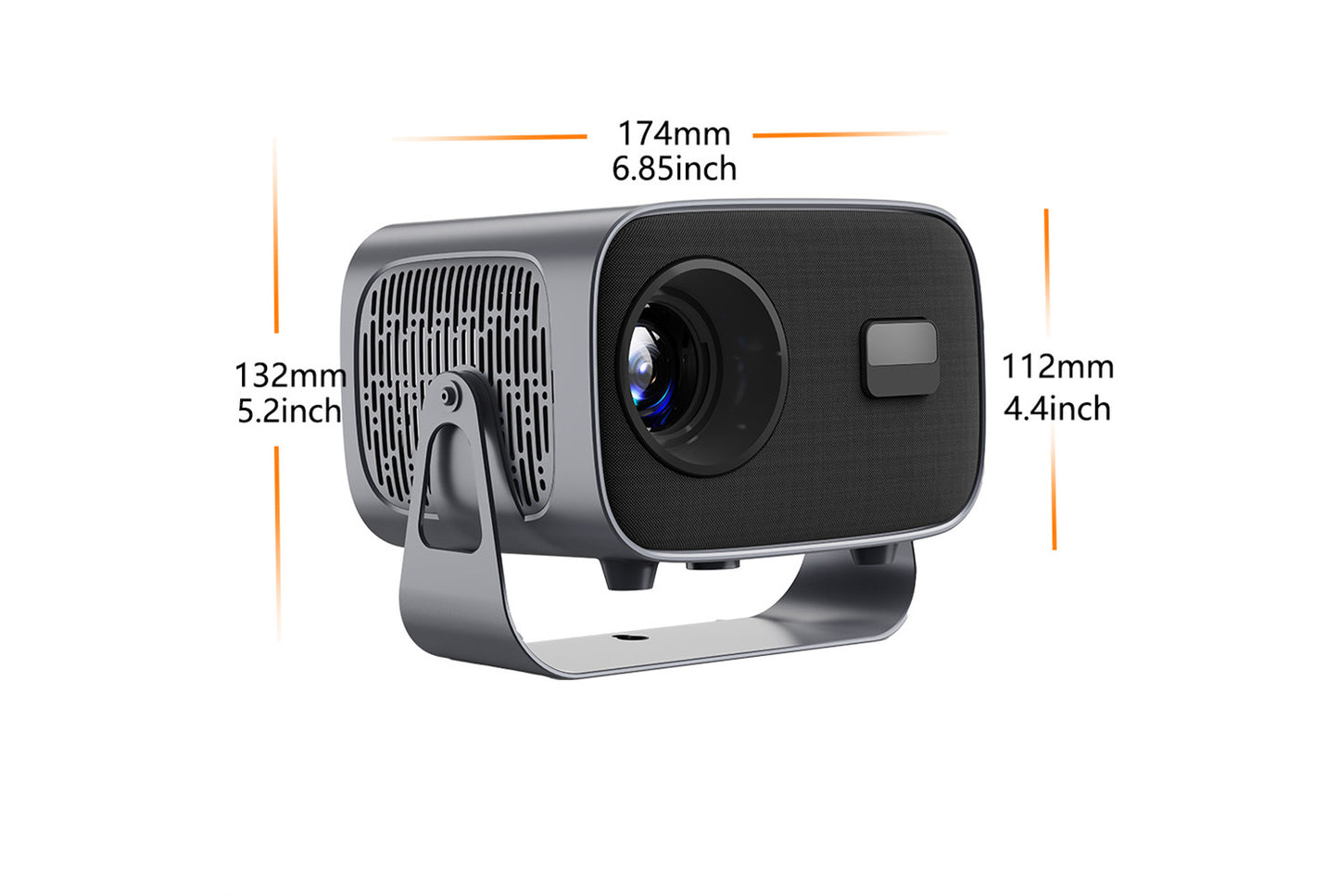 **A10 Android Smart Projector 2GB + 16GB Wireless WiFi Projector**