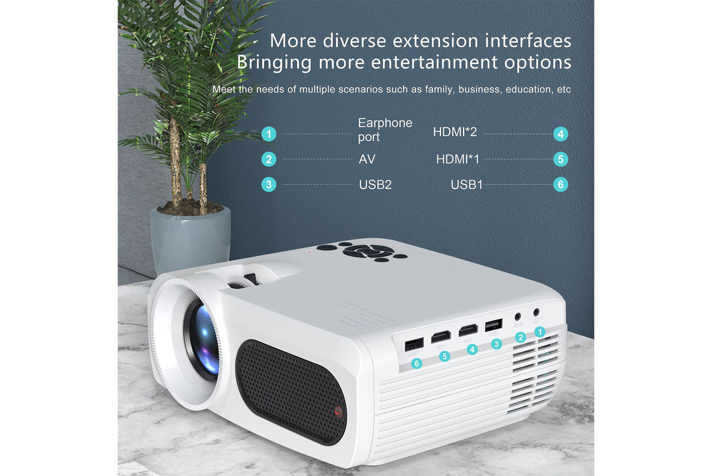 **M7 Smart Projector Android HD Home Edition**