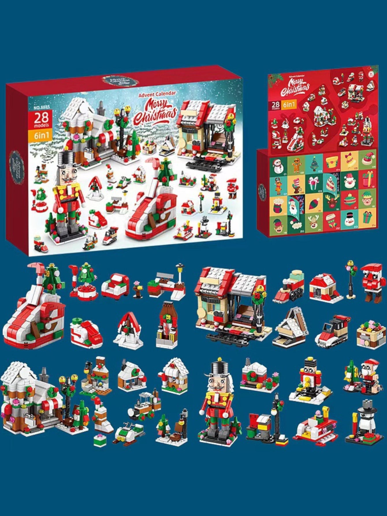 Christmas Surprise Blind Box Building Block Set
