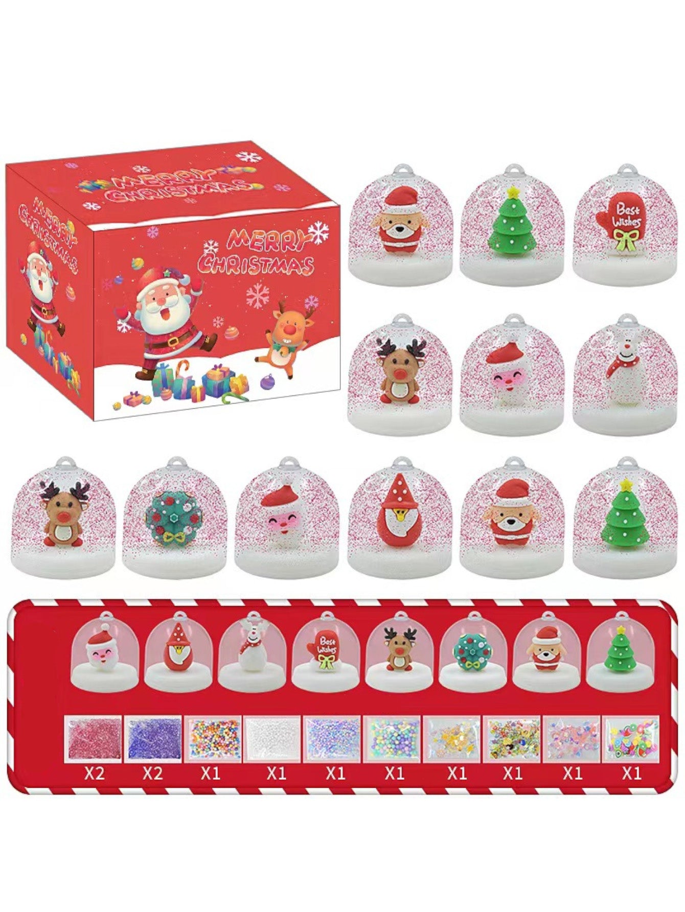 Christmas Light Crystal Blind Box Set