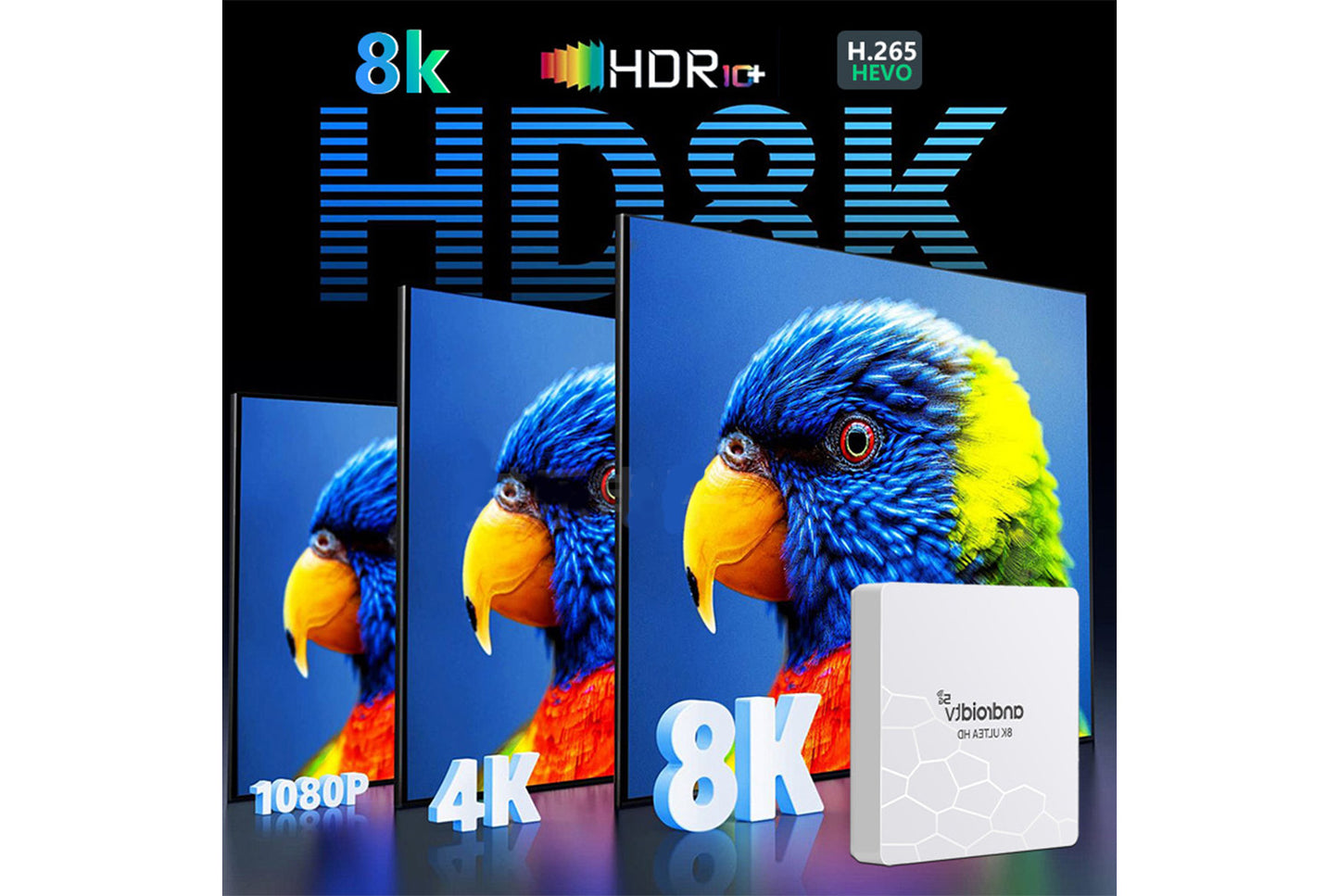 **Android TV-8K Android Web Player 2GB+8GB UK Version**