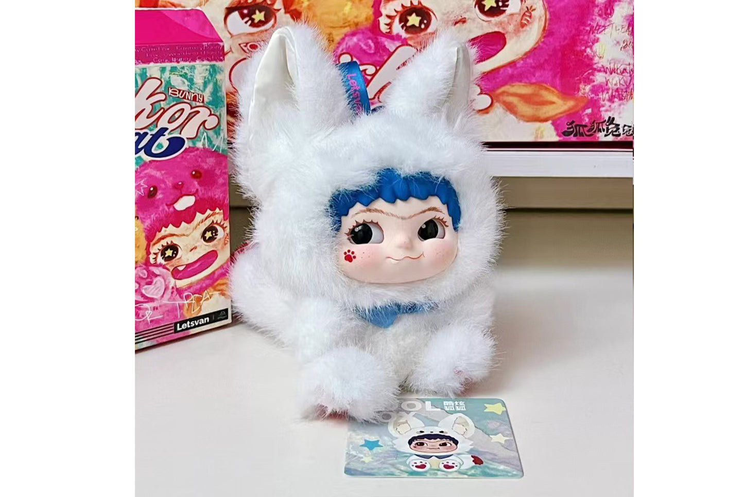 WAKUKU Fox and Bunny Mischievous Diary Doll
