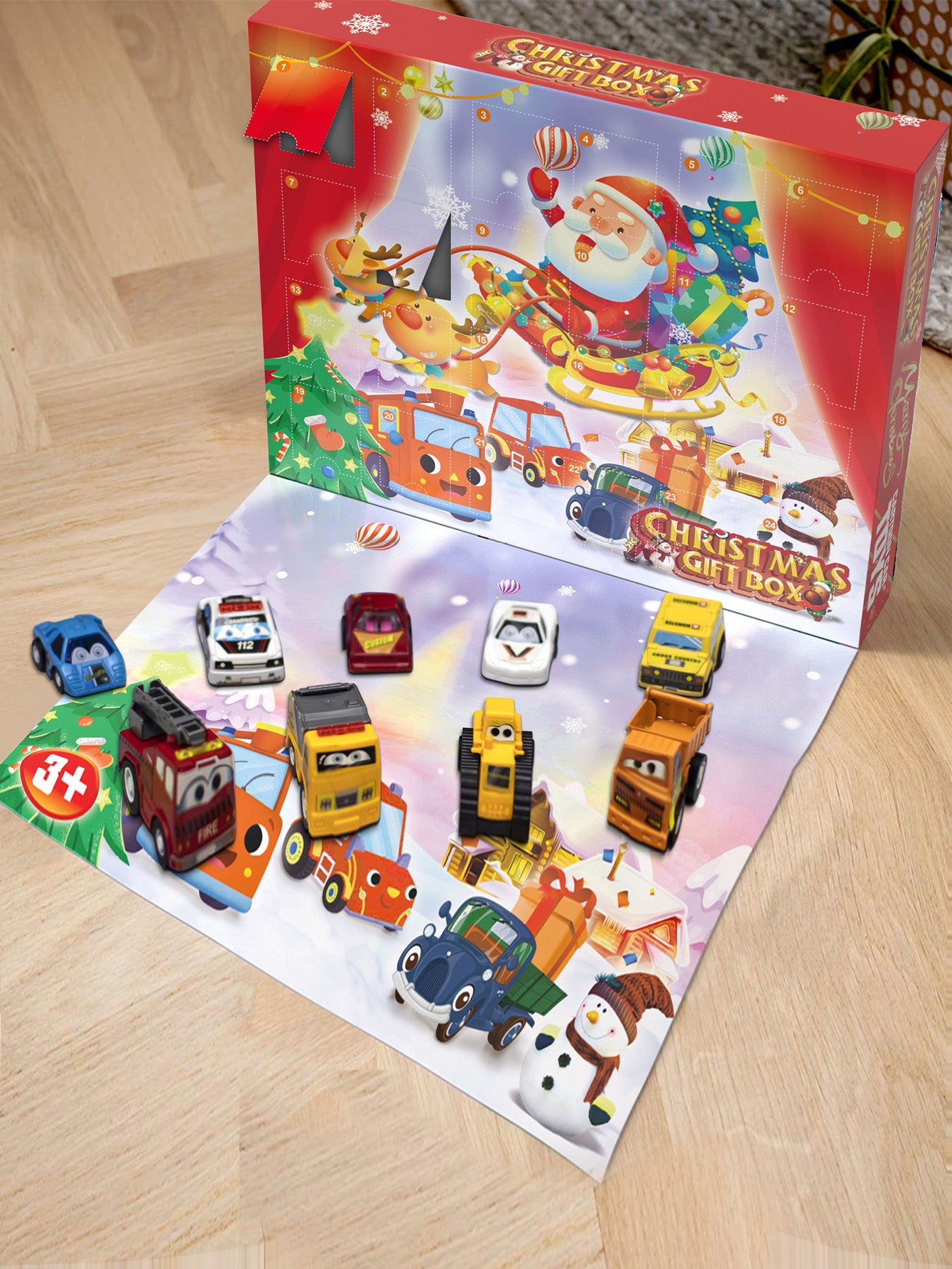 Christmas Countdown Pull Back Car Blind Box