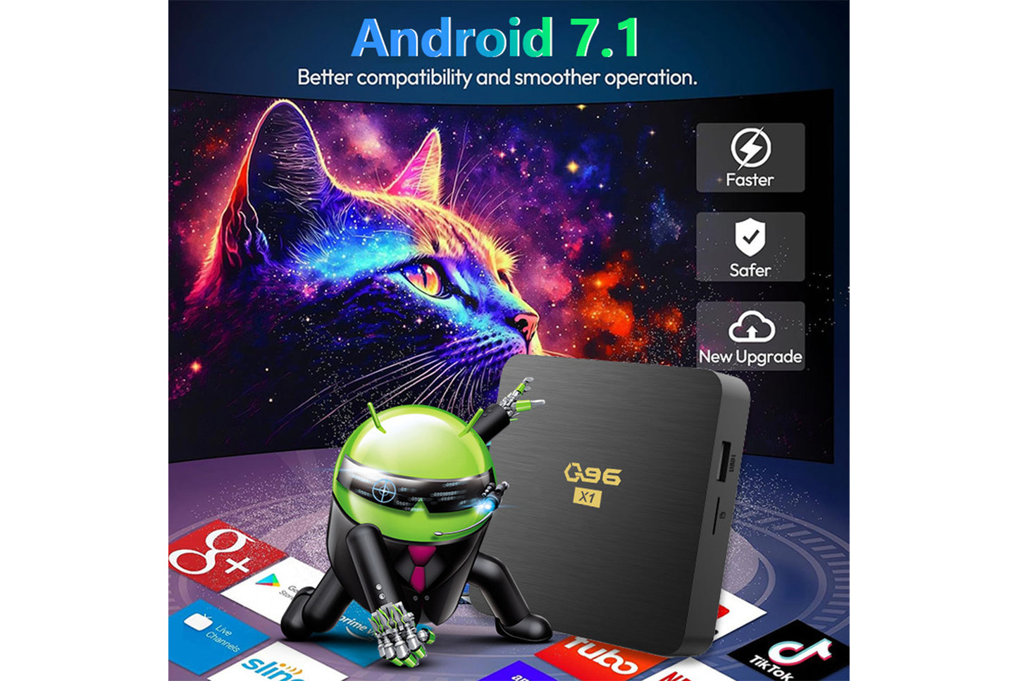 **4K Android Smart Internet Set-Top Box 8GB+128GB UK Edition**