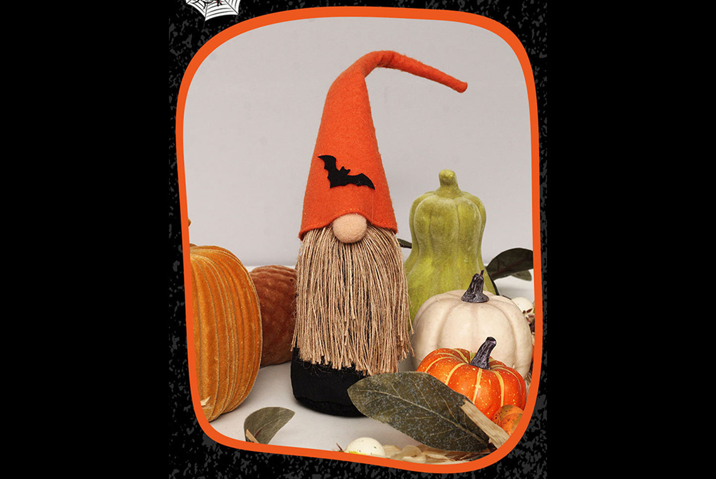 **Halloween Pumpkin Faceless Old Man Doll Ornament**