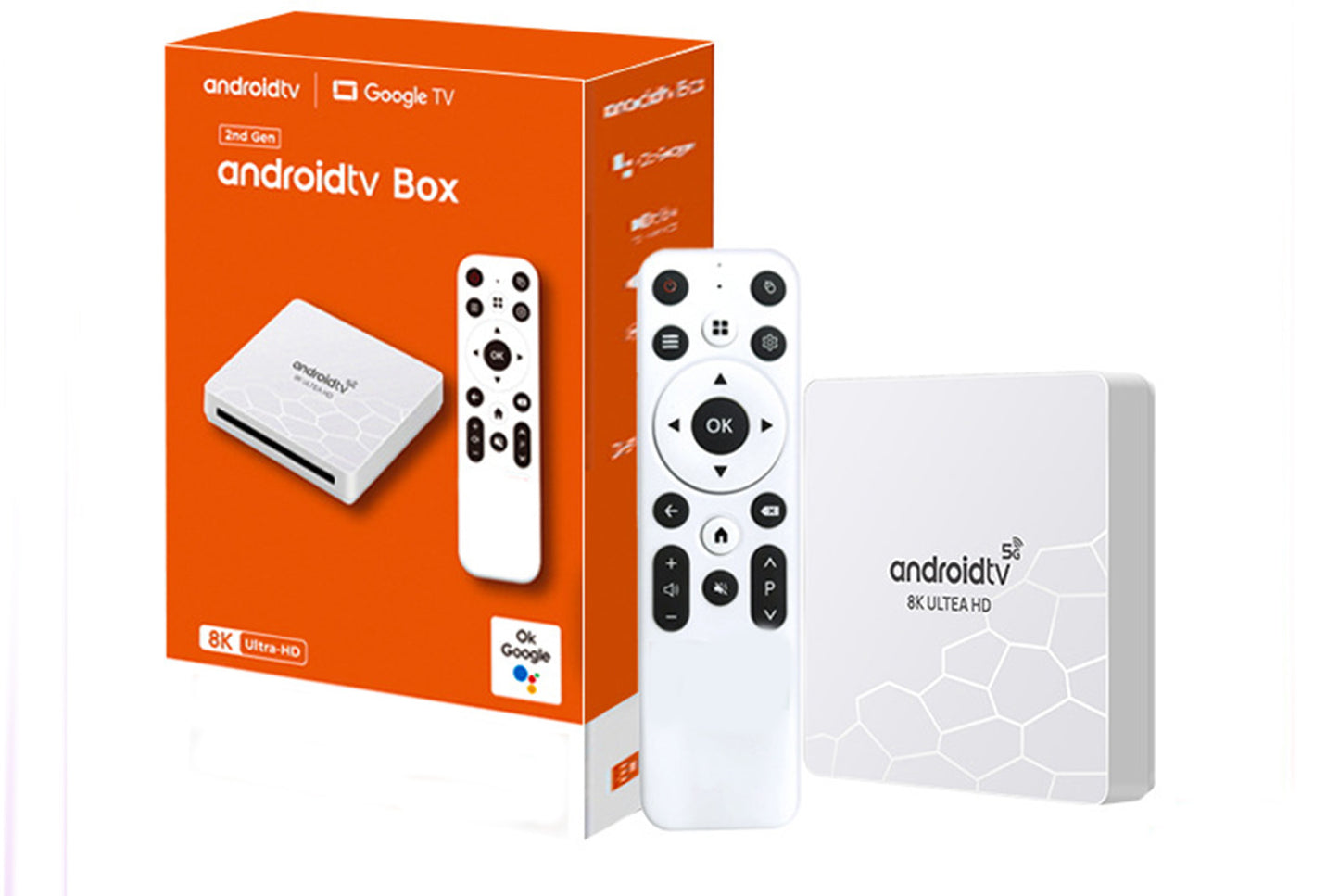 **Android TV-8K Android Web Player 2GB+8GB UK Version**