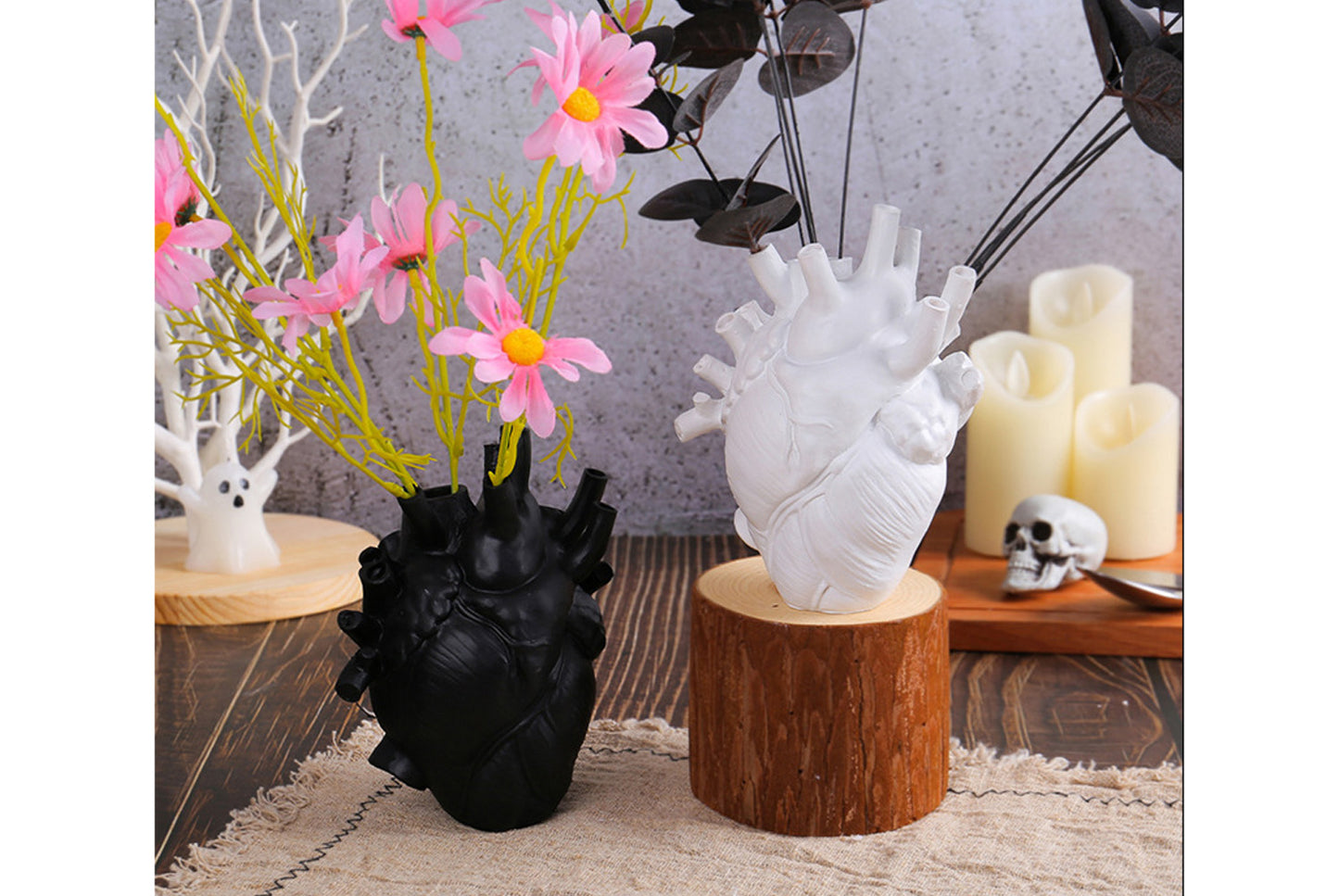 Creative Halloween Heart Vase