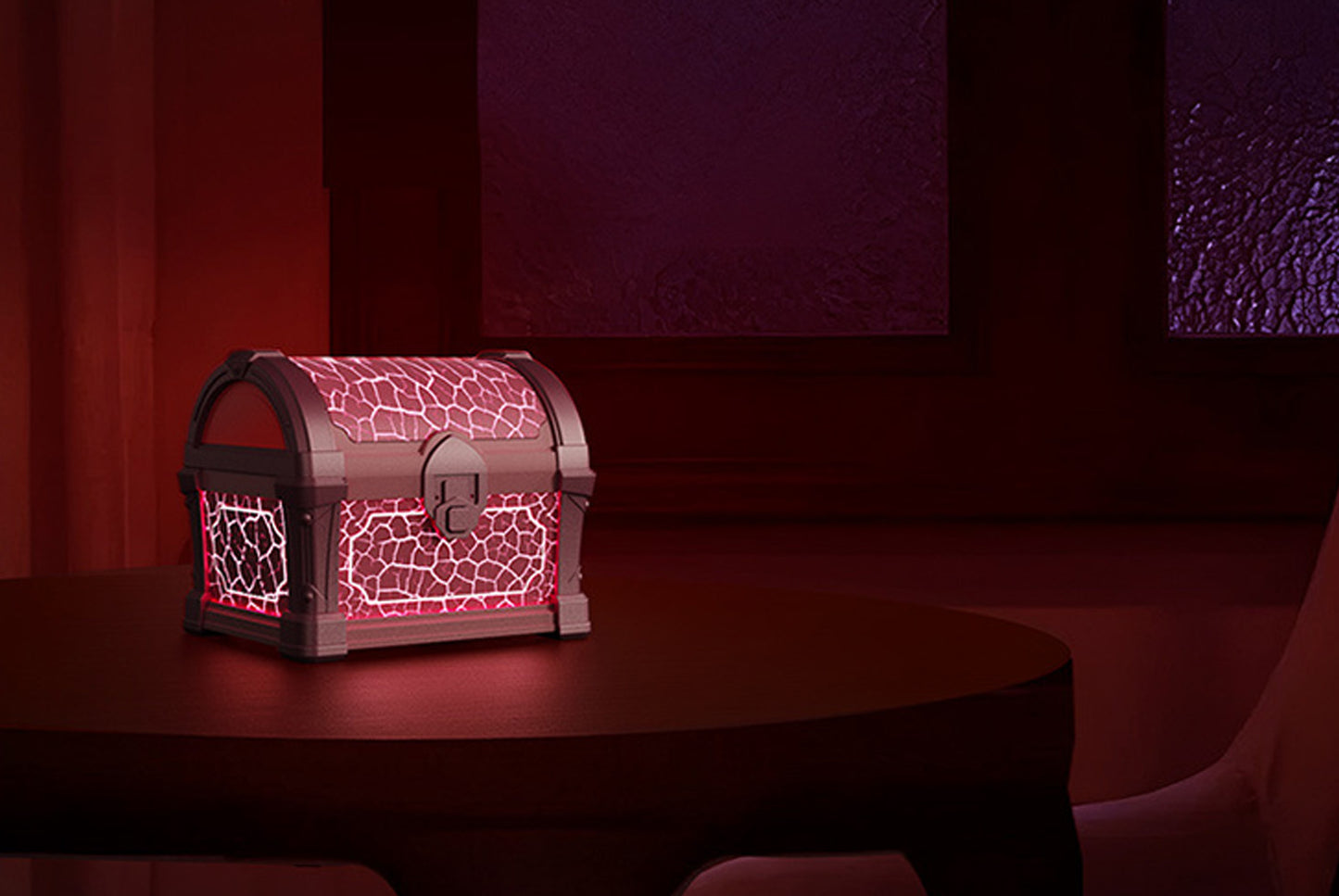Treasure Chest Projector Lamp Starry Sky Ceiling Mood Light