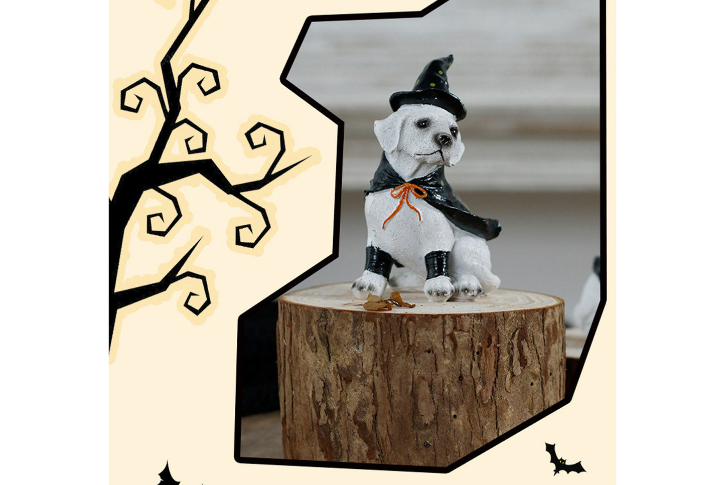 **Halloween Pet Dog Resin Ornament**