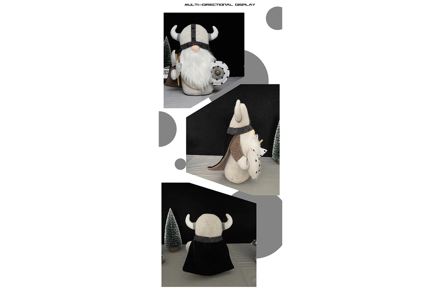 Halloween Gnome Faceless Doll | Black Knight Style