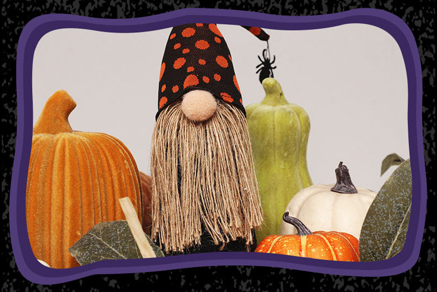 **Halloween Pumpkin Faceless Old Man Doll Ornament**