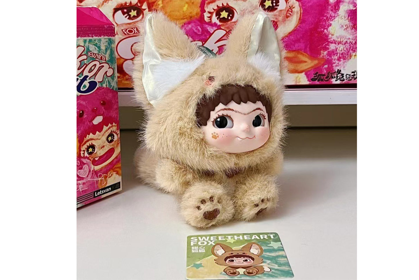 WAKUKU Fox and Bunny Mischievous Diary Doll