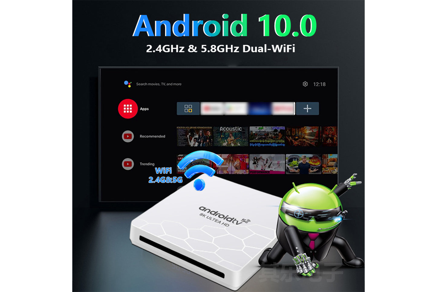 **Android TV-8K Android Web Player 2GB+8GB UK Version**