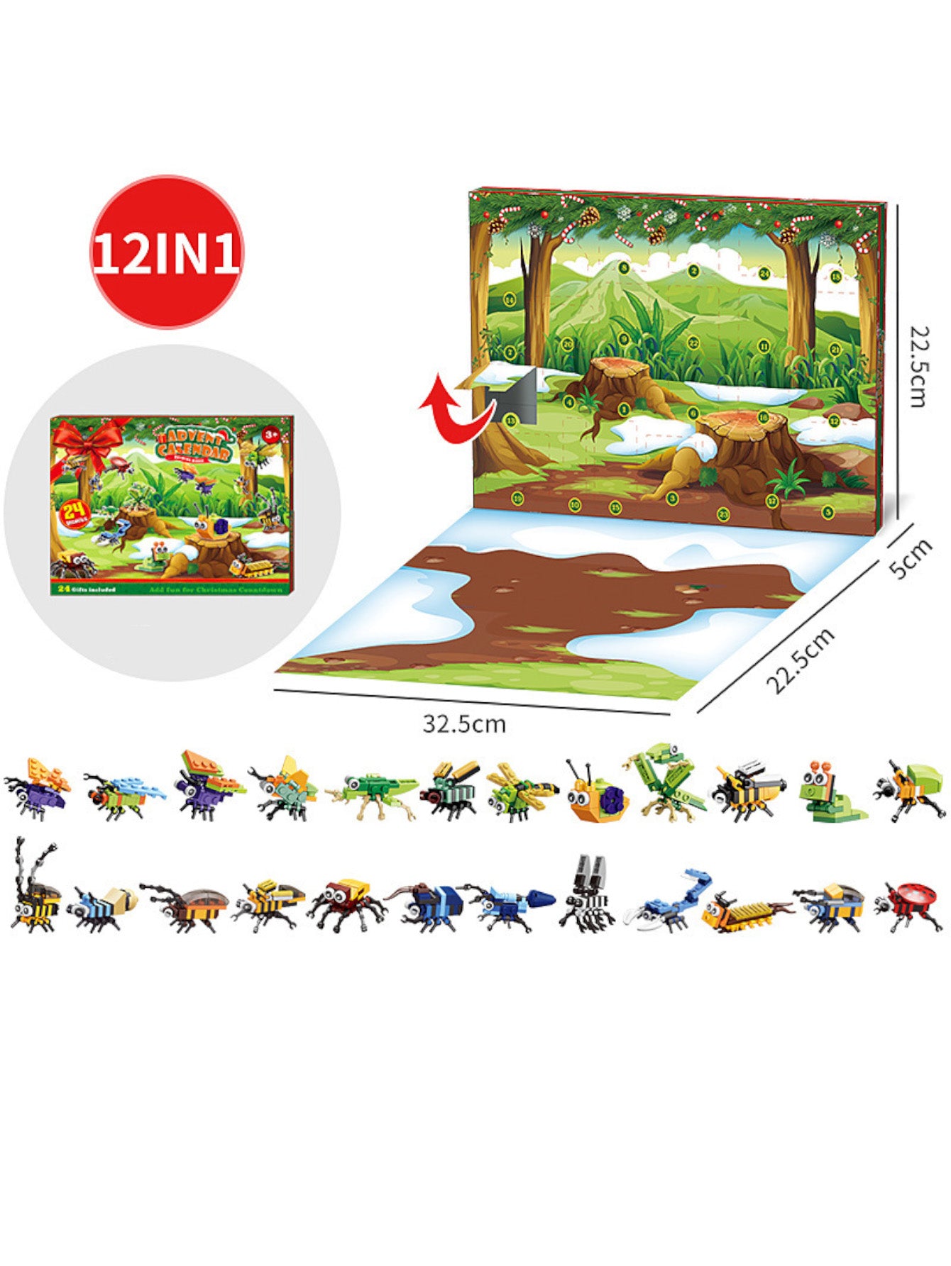 Christmas Surprise Blind Box Building Block Set