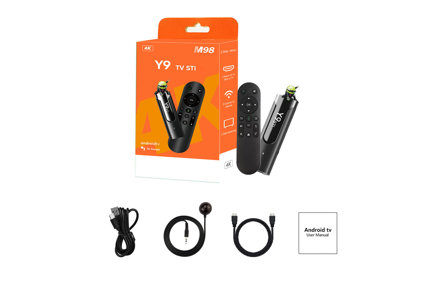 **M98 Y9 Android 12 Internet Set-Top Box 2GB+16GB Mini TV Box**(UK plug)