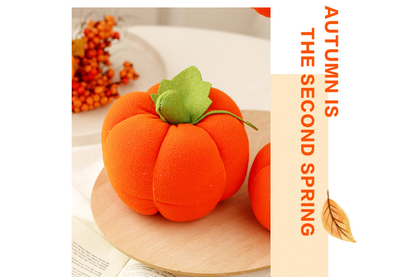 Simulated Pumpkin Plush Toy