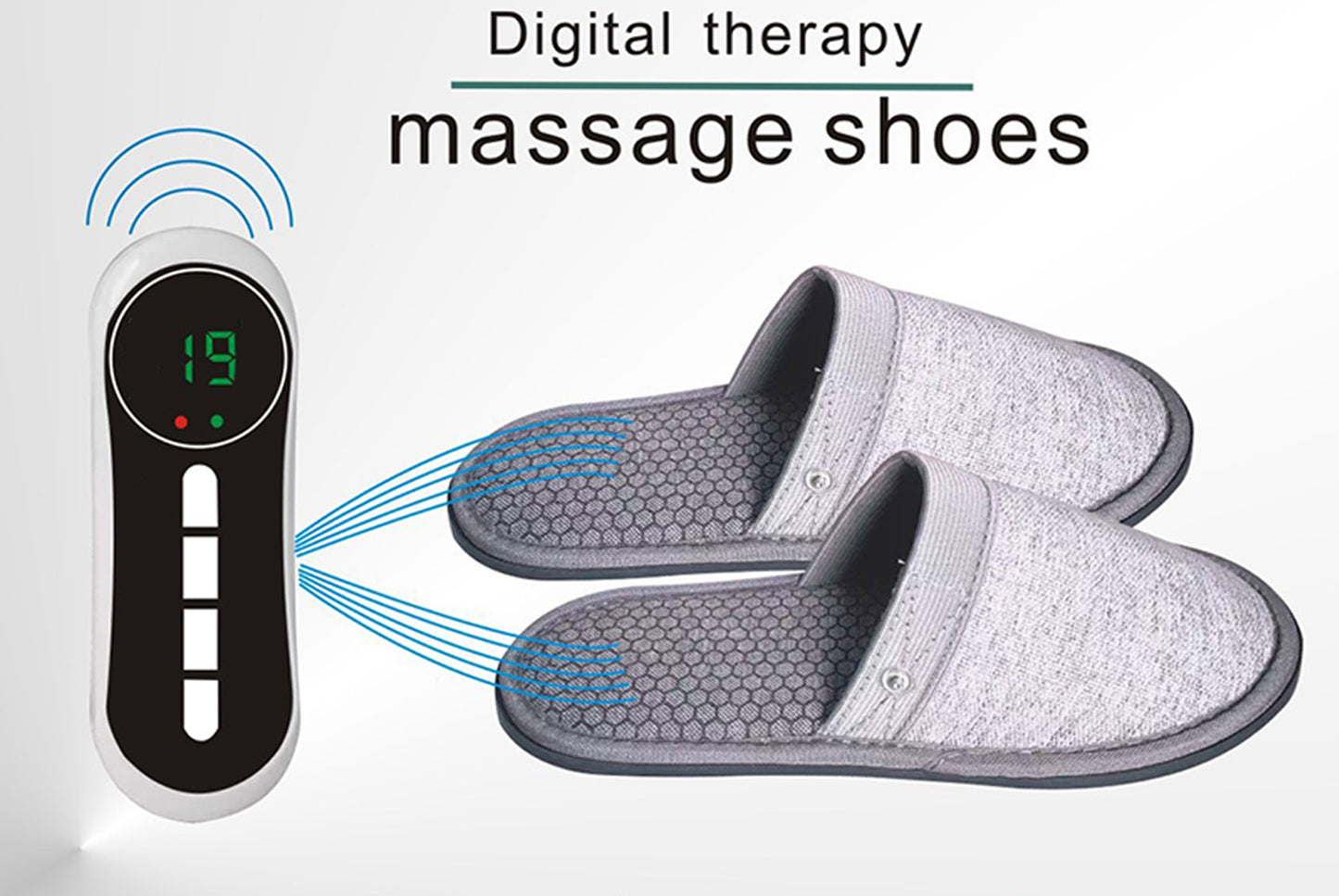 **Digital Therapeutic Massage Shoes: EMS Microcurrent Foot Massager**