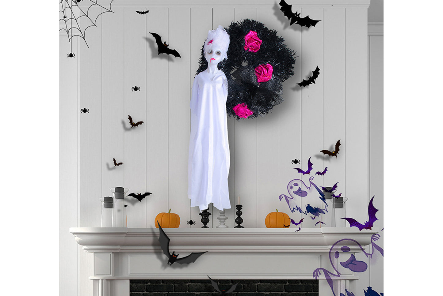 Halloween White Ghost Door Hanger | Horror Party Garland