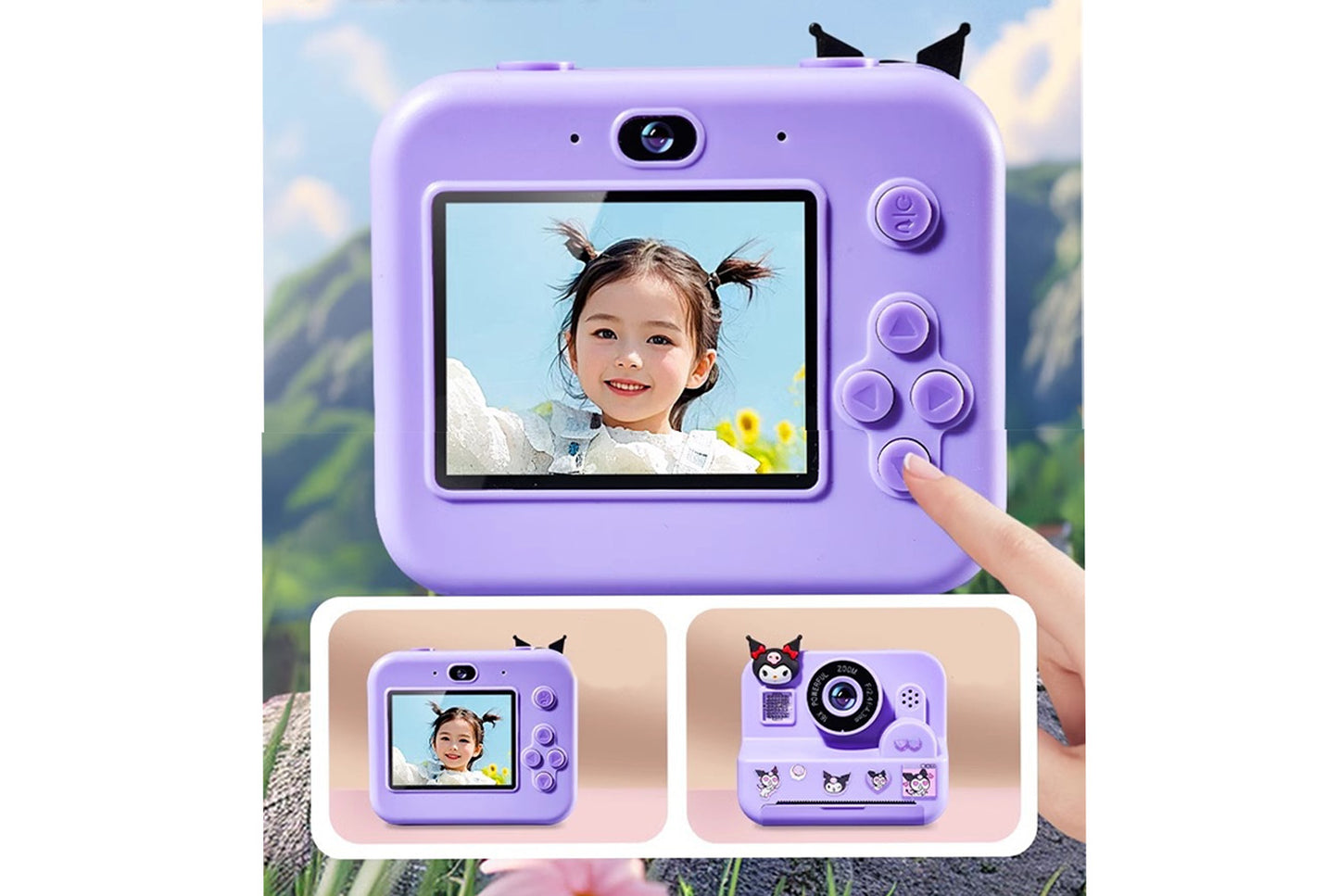 Purple/Pink Polaroid Kids Camera
