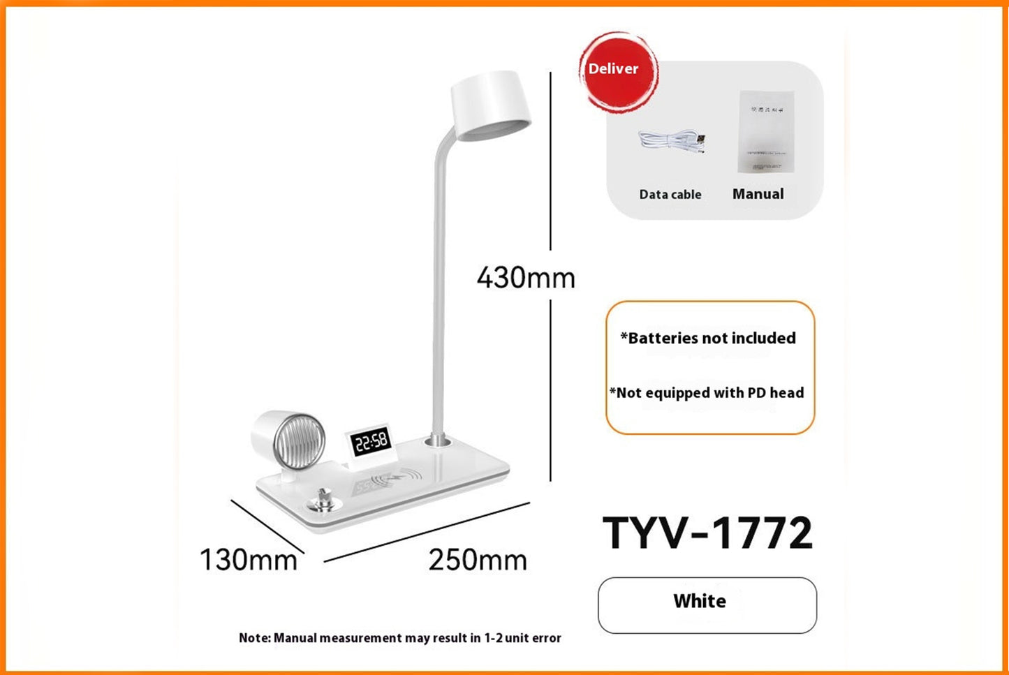 Multifunctional music desk lamp