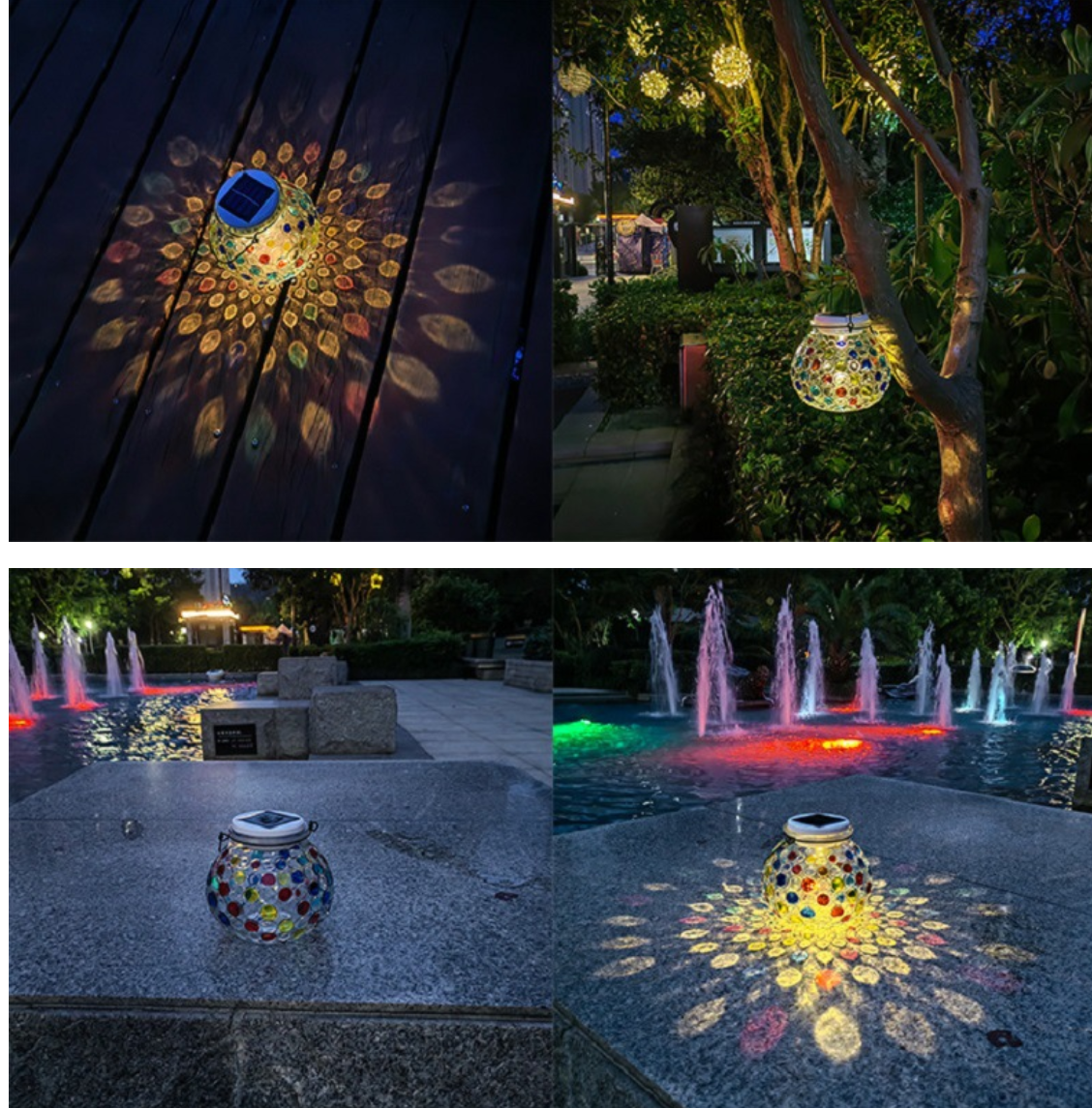 Solar Glass Jar Lights