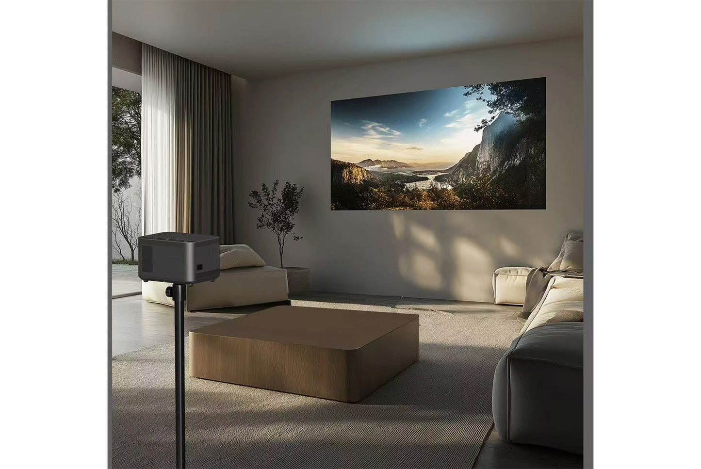 **Big Screen 1080P Full HD Smart Projector (1+16GB Version)**