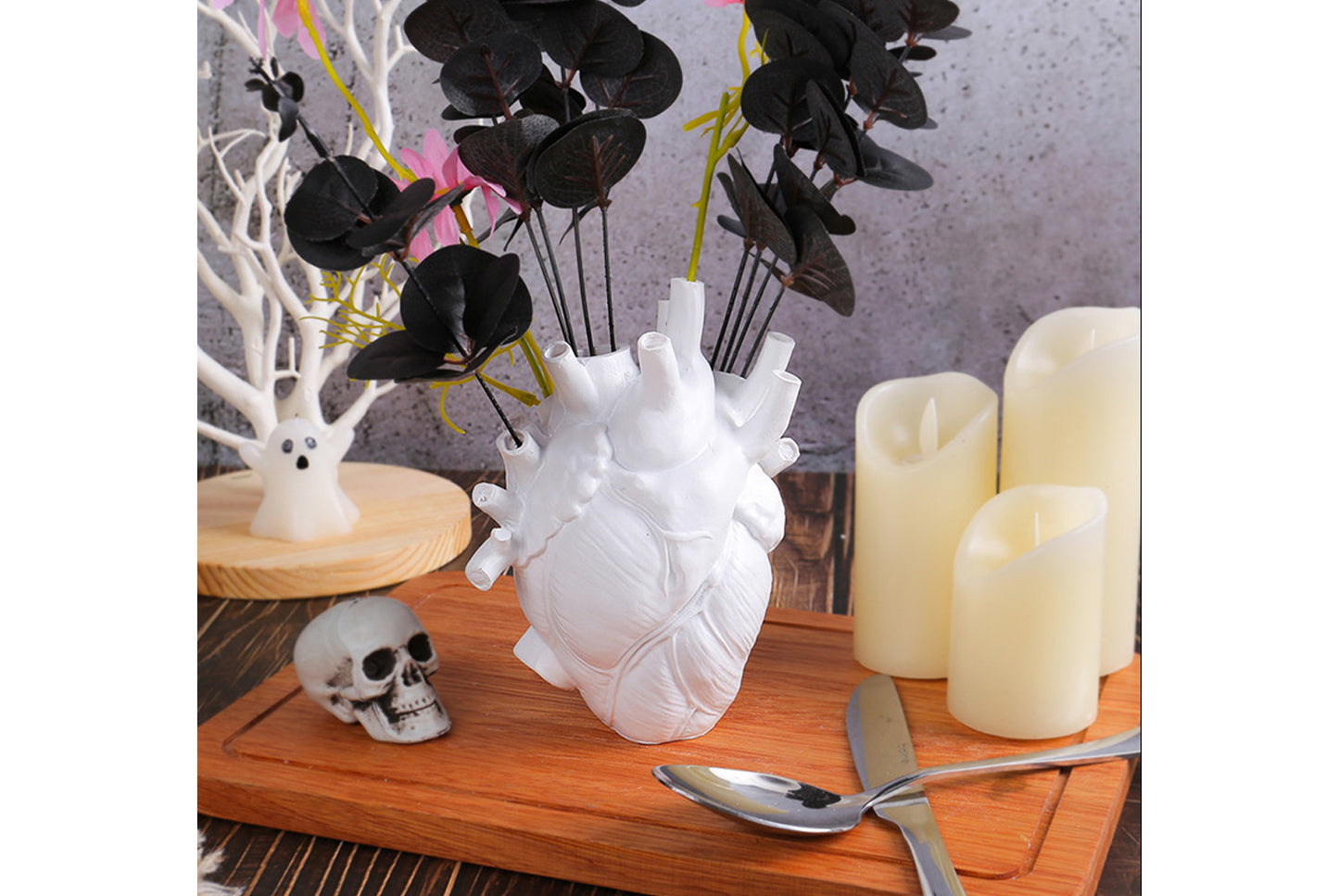 Creative Halloween Heart Vase
