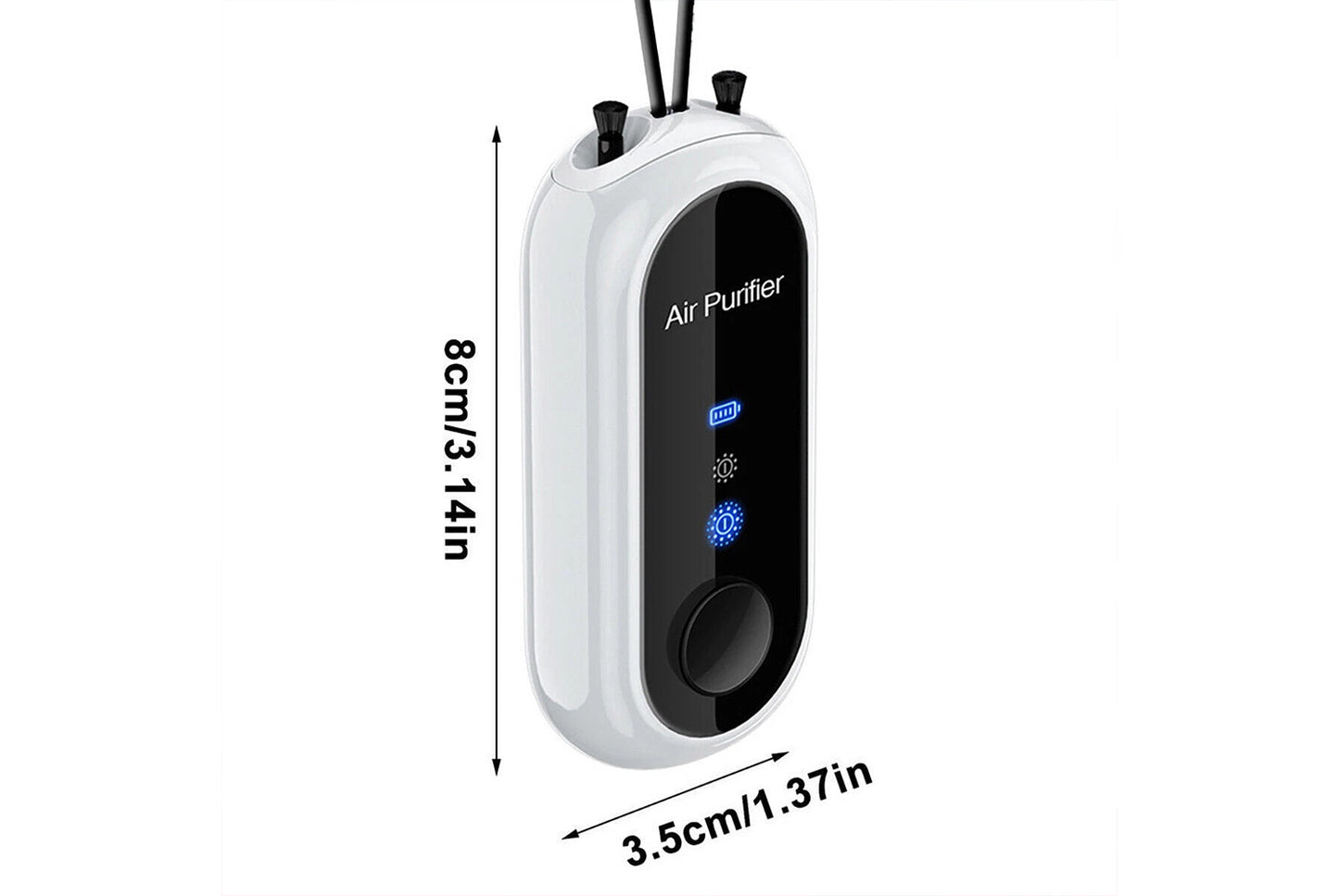 Mini neck-hanging air purifier