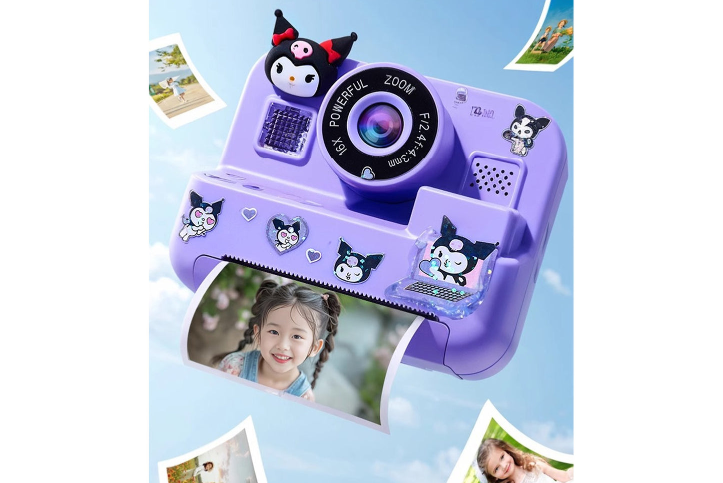 Purple/Pink Polaroid Kids Camera