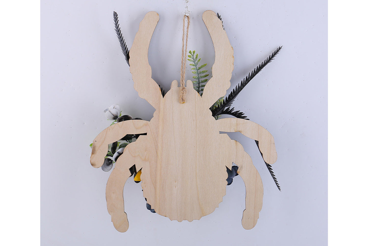 Spider Wooden Sign Door Hanger