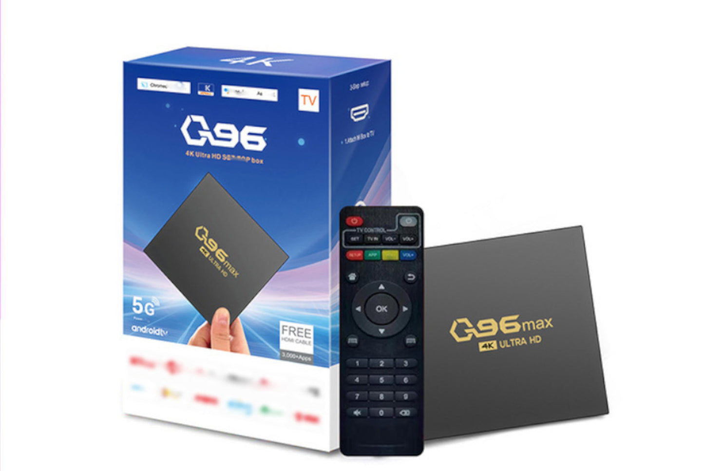 Q96MAX New Android 4K Internet Set-Top Box