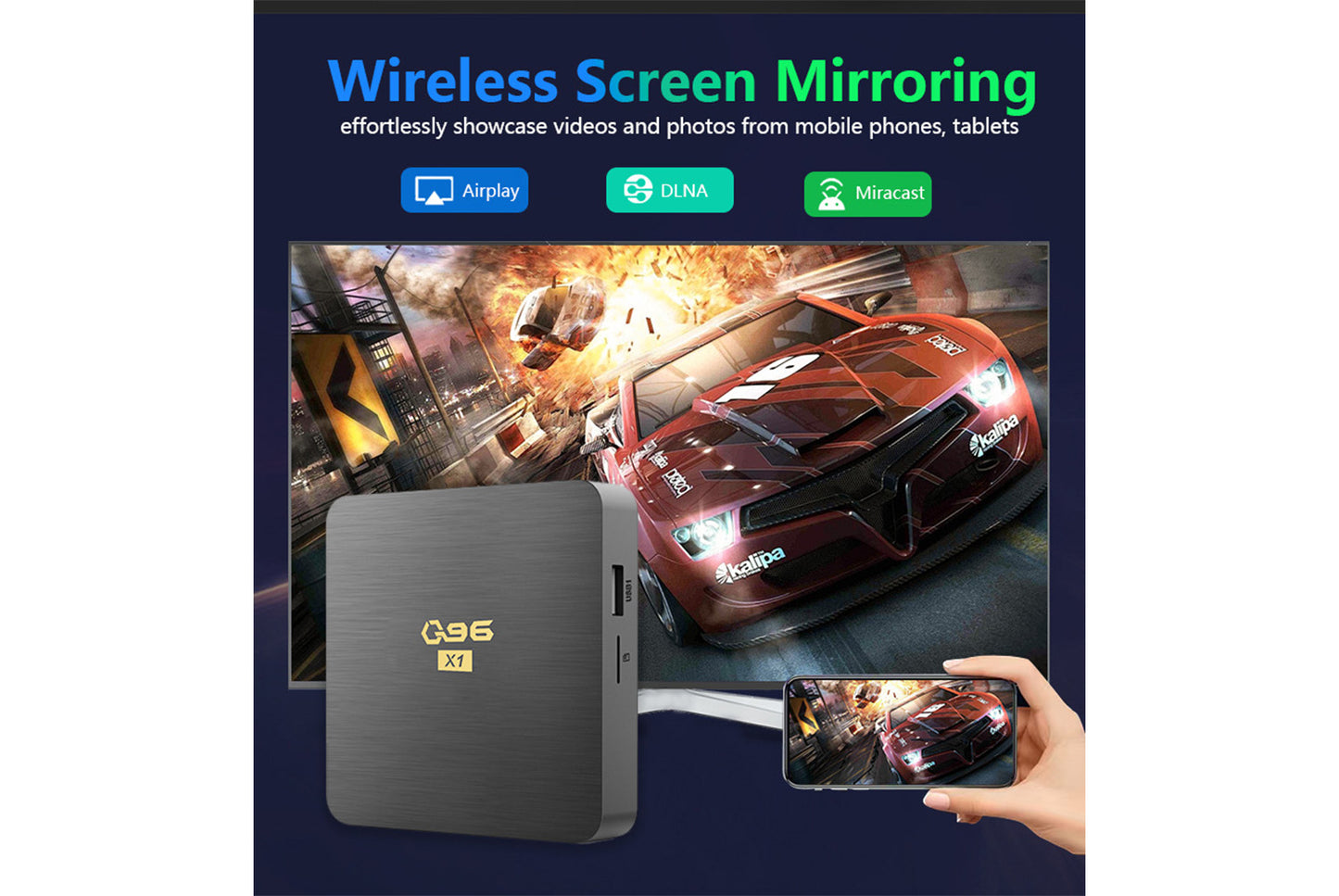 **4K Android Smart Internet Set-Top Box 8GB+128GB UK Edition**