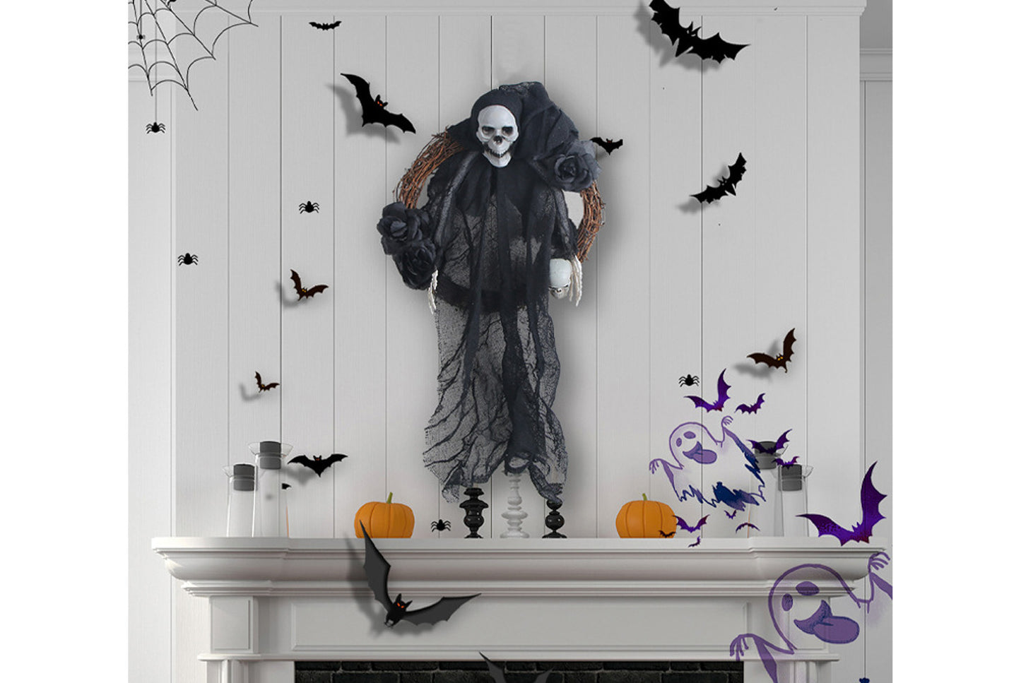 Halloween White Ghost Door Hanger | Horror Party Garland