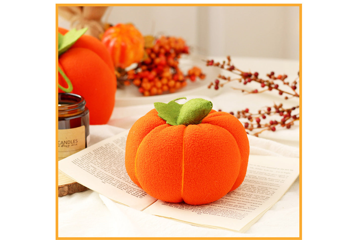 Simulated Pumpkin Plush Toy
