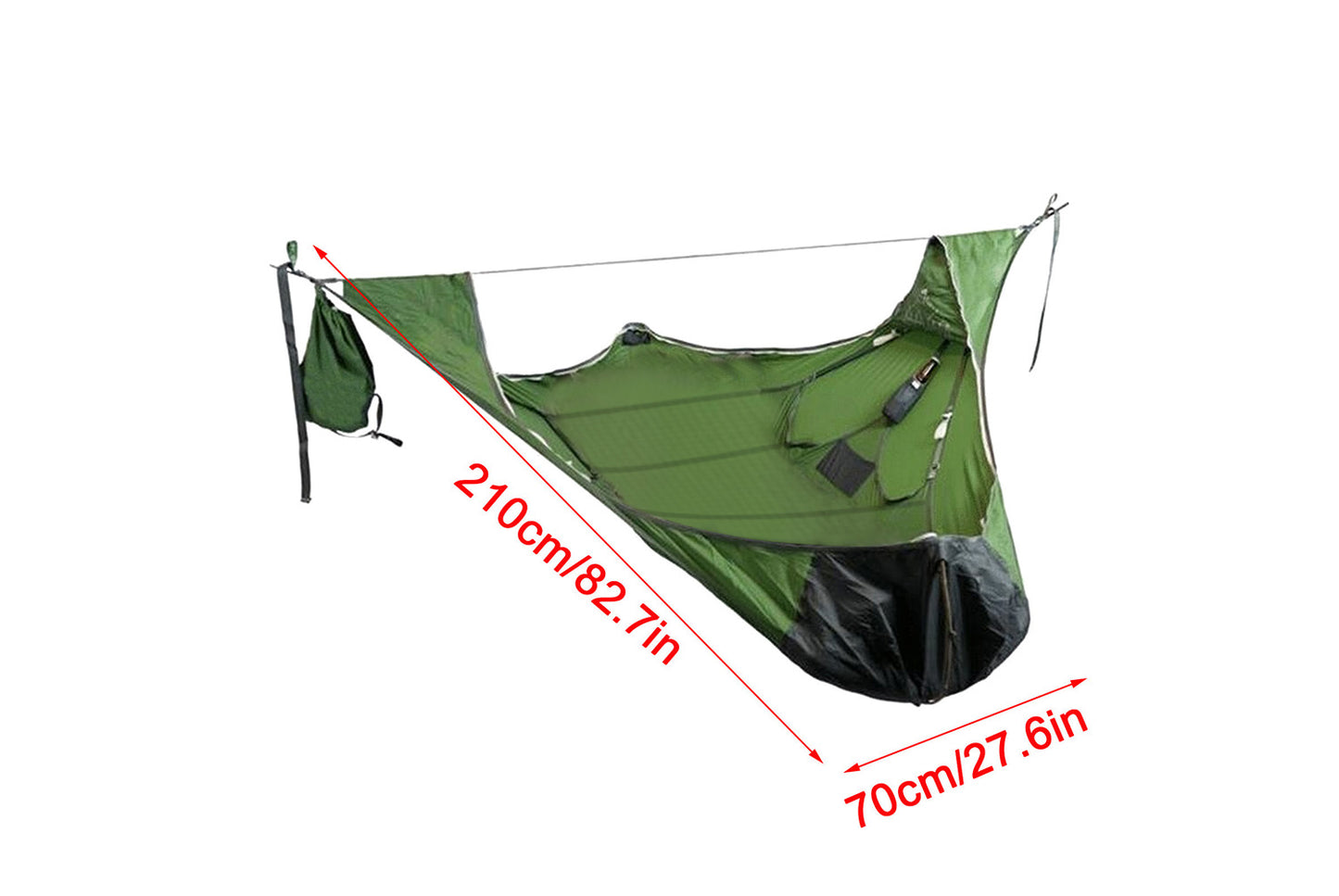 Portable Single Hammock for Outdoor Survival