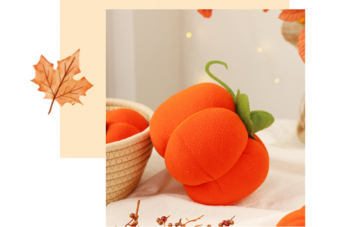 Simulated Pumpkin Plush Toy