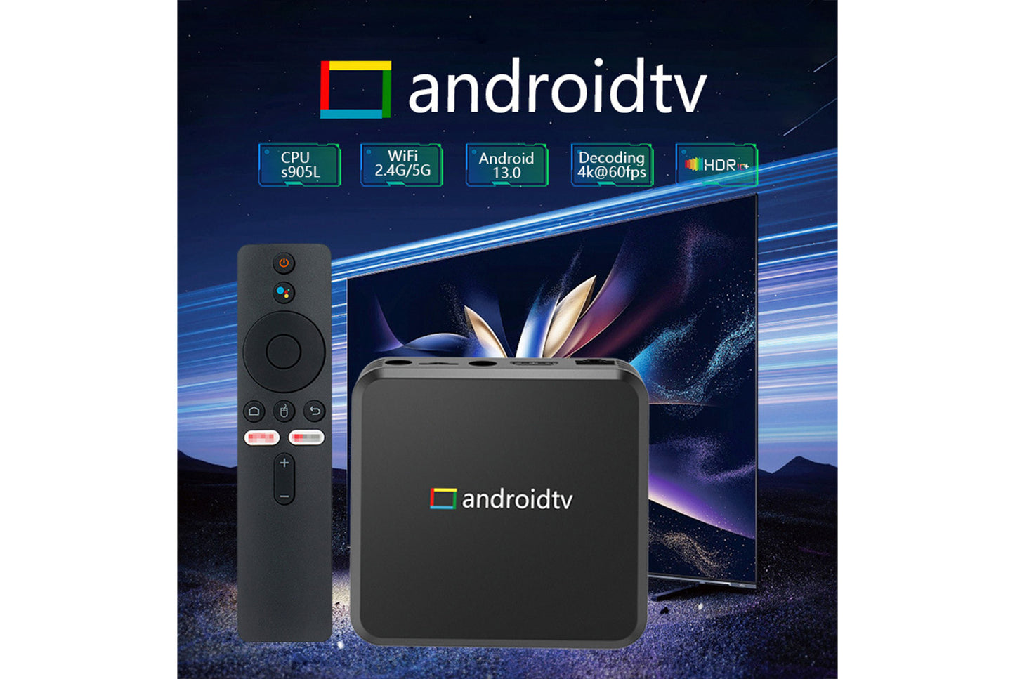 **Android TV 4K Internet Set-Top Box 8+128GB Edition**