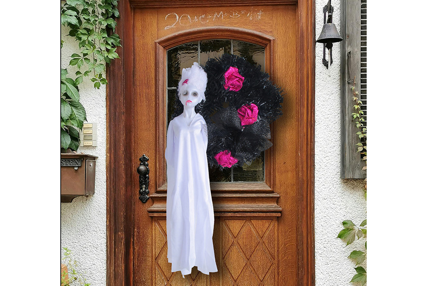 Halloween White Ghost Door Hanger | Horror Party Garland