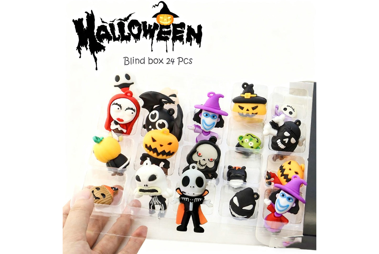 **Halloween Doll Advent Calendar | 24-Piece Christmas Countdown Blind Box**