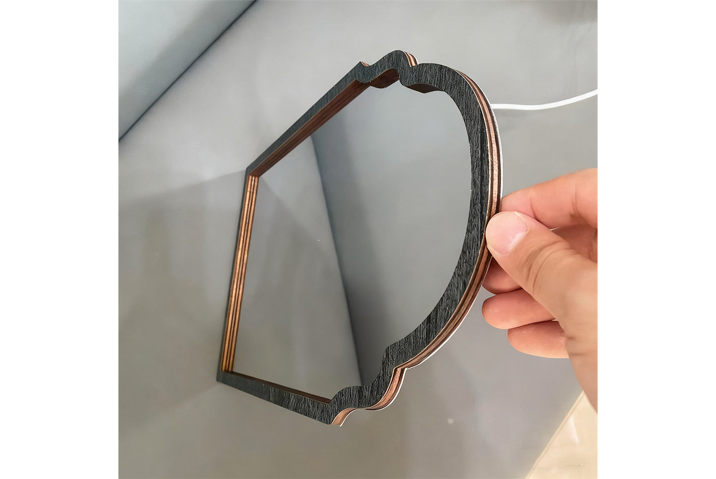 **Ghost Holographic Mirror | Halloween Trick Mirror**