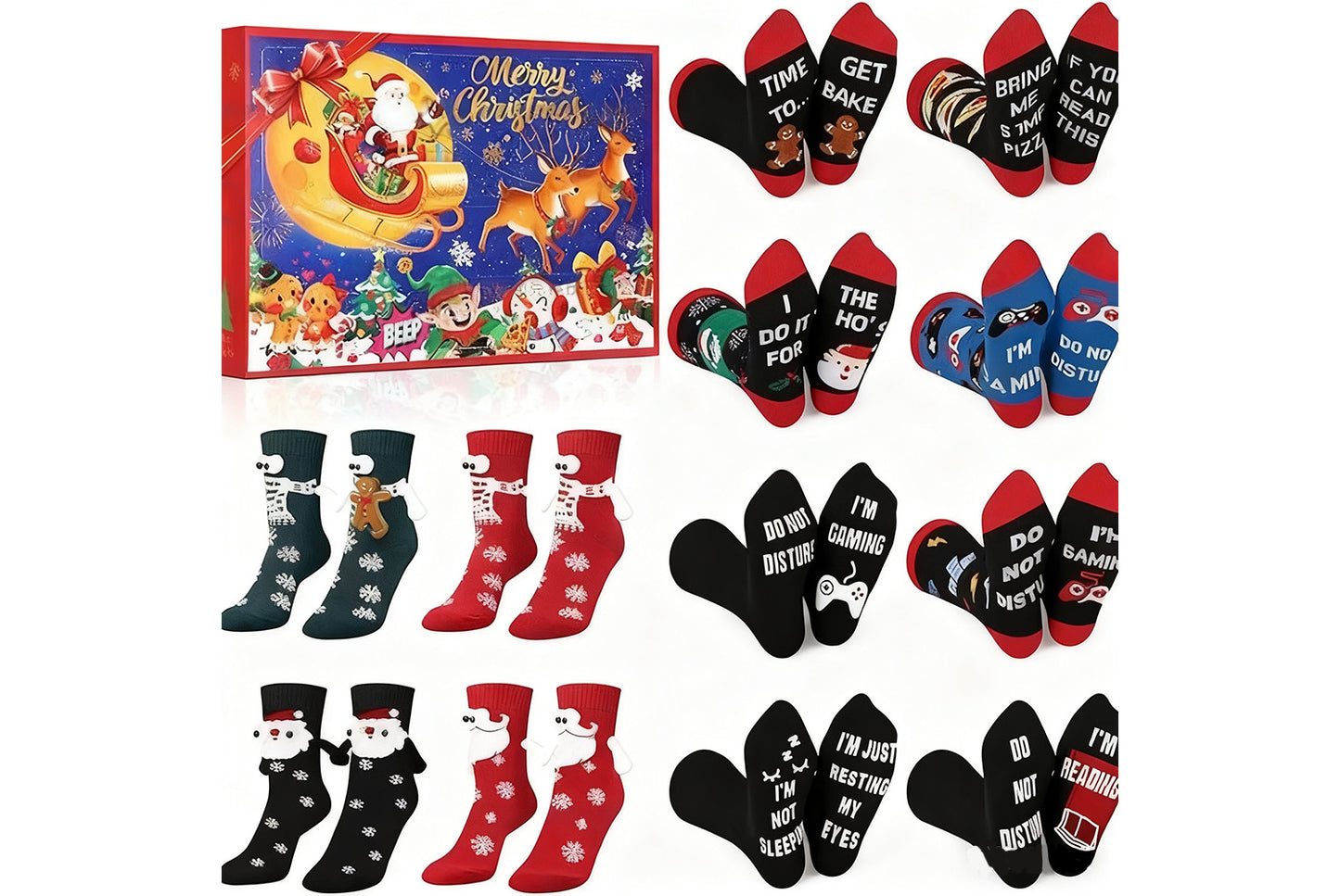 **Christmas Stocking Blind Box | Countdown Calendar Gift Box**