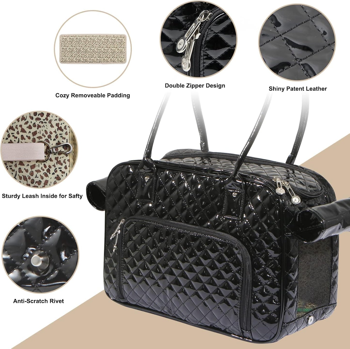 Portable and breathable foldable pet bag