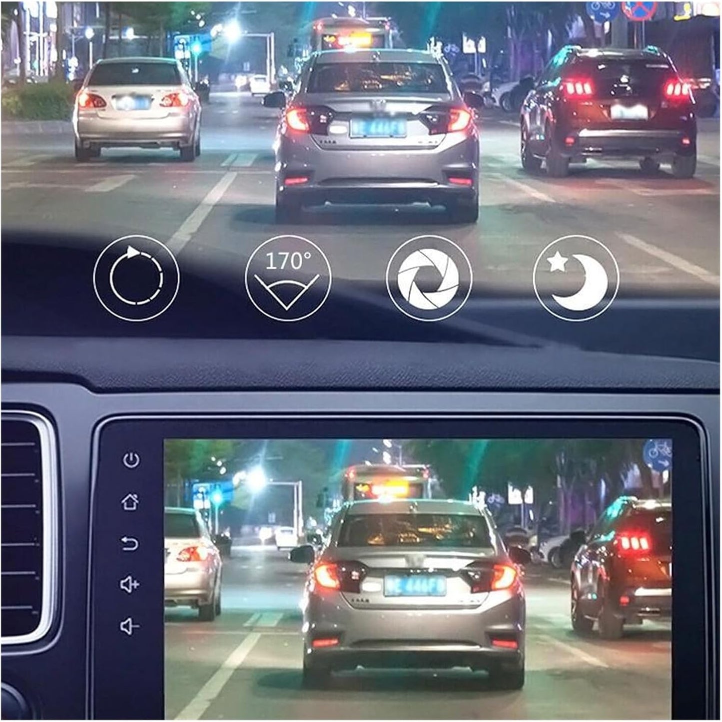 Hidden Wi-Fi Car DVR with HD Night Vision & APP Connectivity