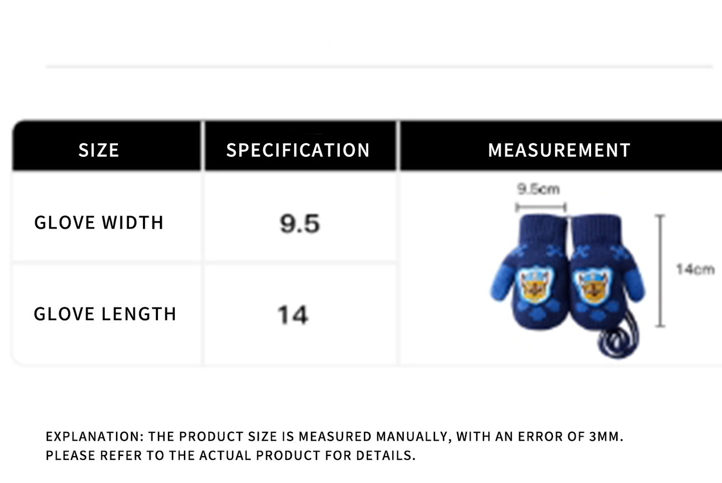 **Paw Patrol Children's Warm Mittens**